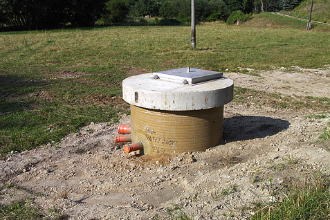 Pumpstation von au&szlig;en 
